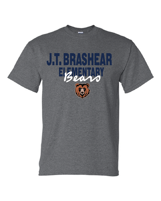 Script Bears T-shirt Dark Heather
