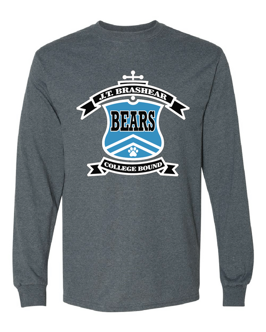 JT Brashear Crest Longsleeve Dark Heather