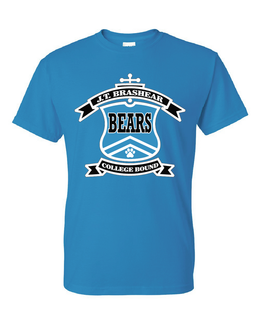 JT Brashear Crest T-shirt Sapphire