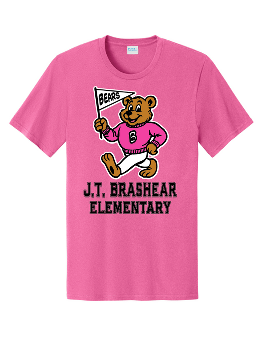 JT Brashear Elementary Bears Pink - T shirt