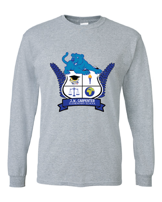 JWCE Panther Crest - Longsleeve - Sport Grey