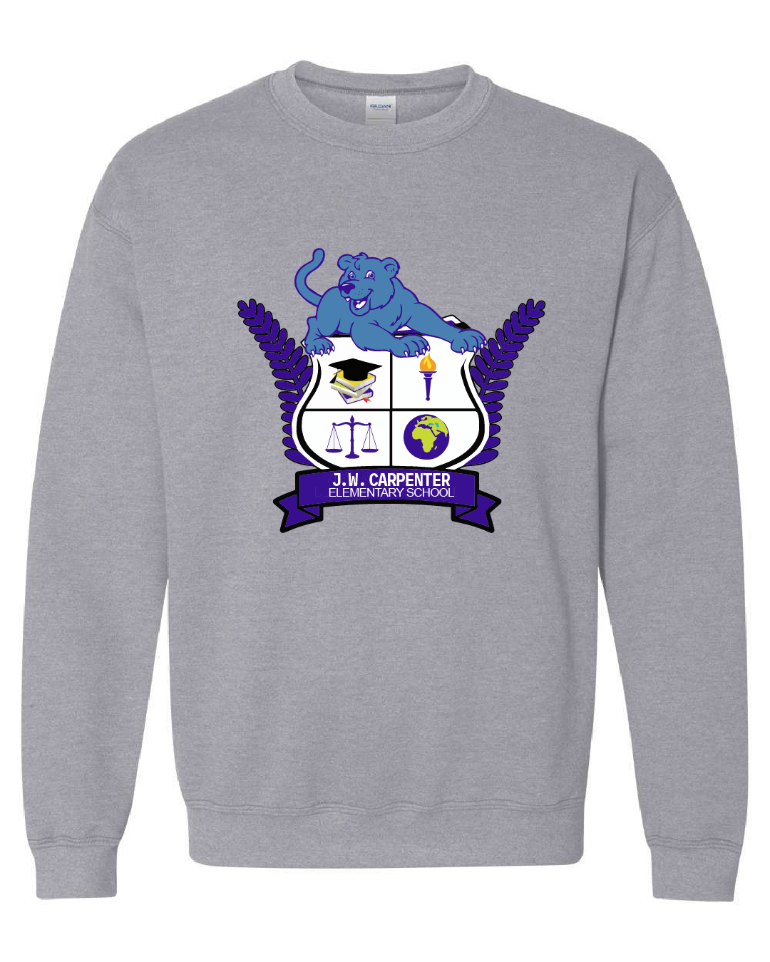 JWCE Panther Crest - Sweatshirt - Sport Grey