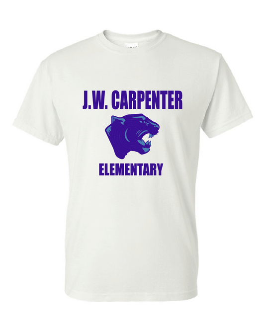 JW Carpenter Elementary  - T-shirt - White