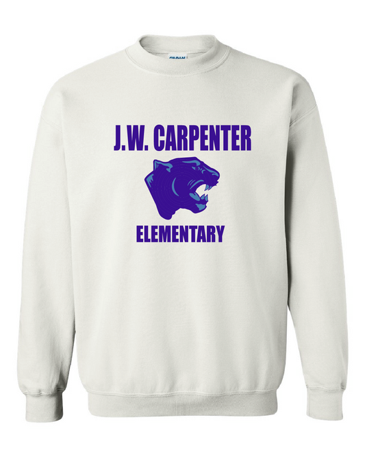 JW Carpenter Elementary  - Sweatshirt - White