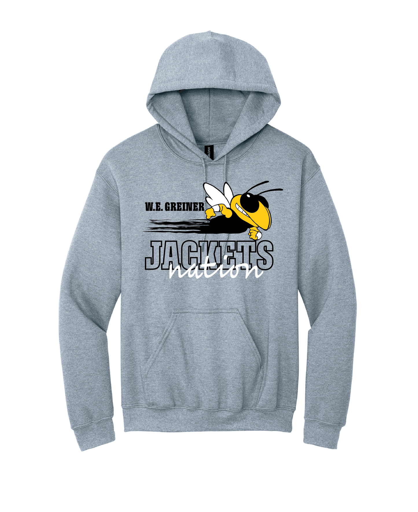 Jacket Nation - Hoodie - Sport Grey
