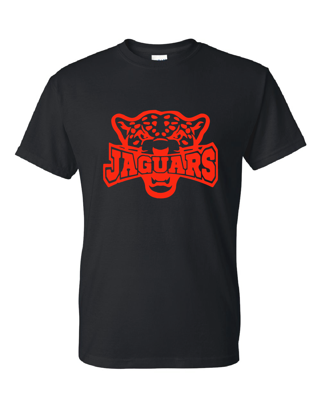 Jaguar - Red on Black T-Shirt - DTX1