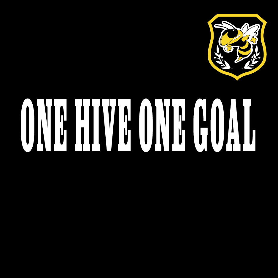 One Hive One Goal - Black T Shirt