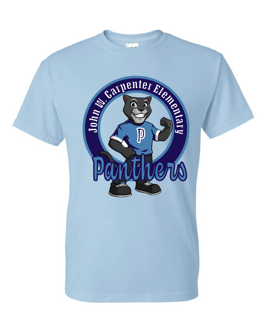 Panther Mascot - T-shirt - Light Blue