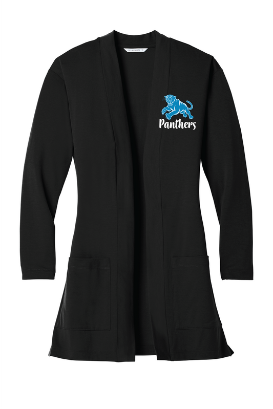 Carpenter Panther Embroidered - Cardigan - Black