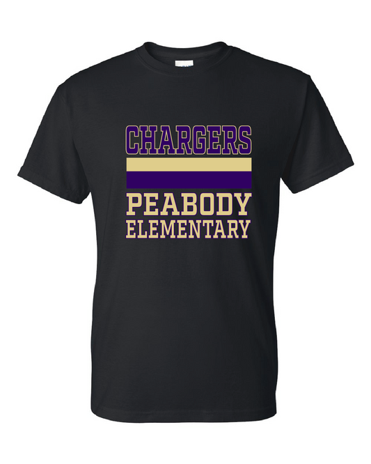Charger Peabody - Black T-shirt - GPE2