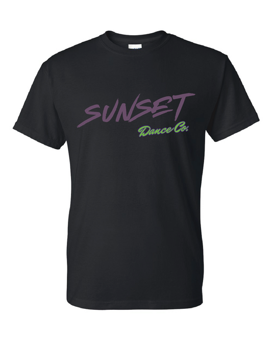 Sunset Dance Co. - Black T-shirt - SDC1