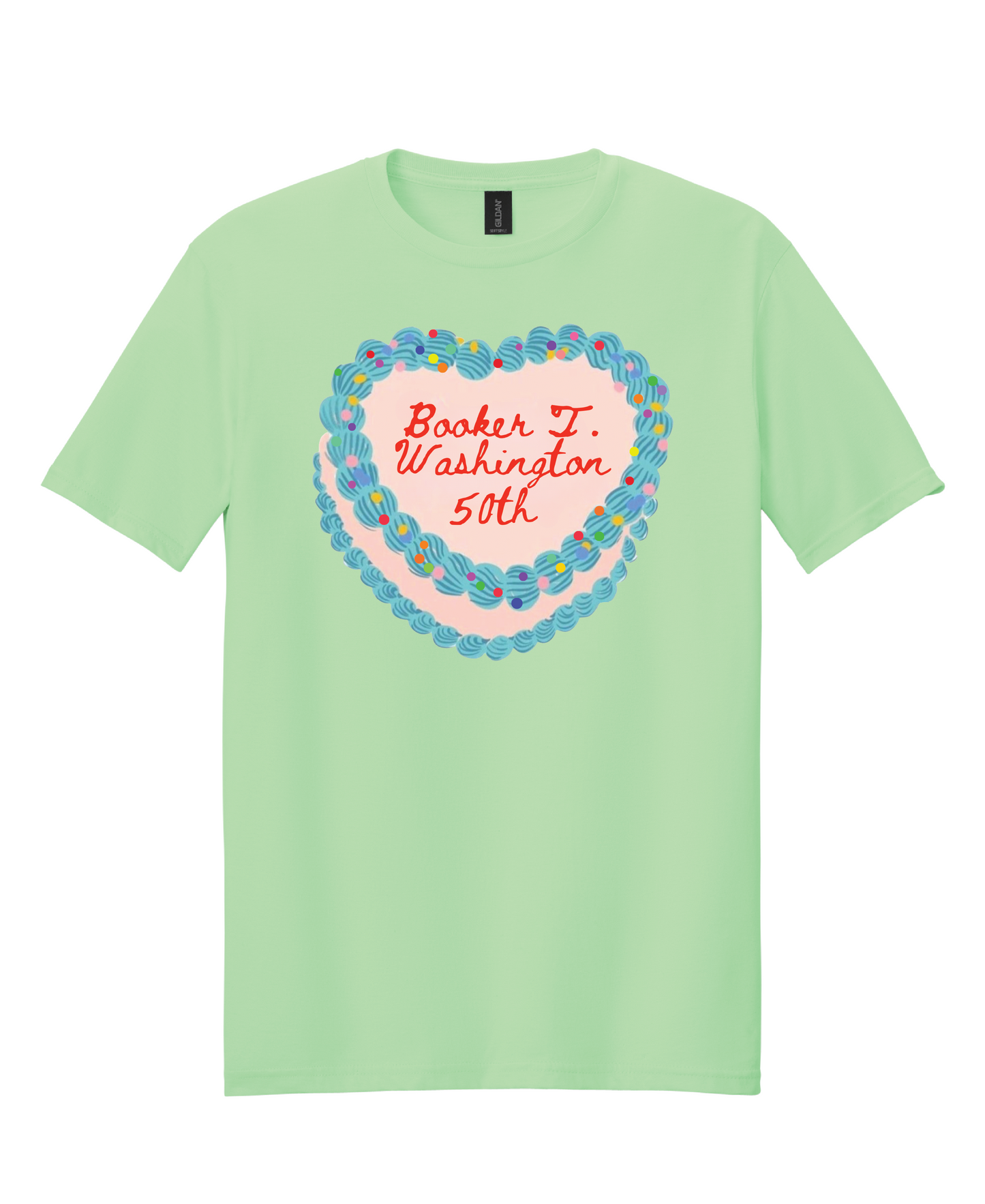 Birthday Cake - Green - T-shirt