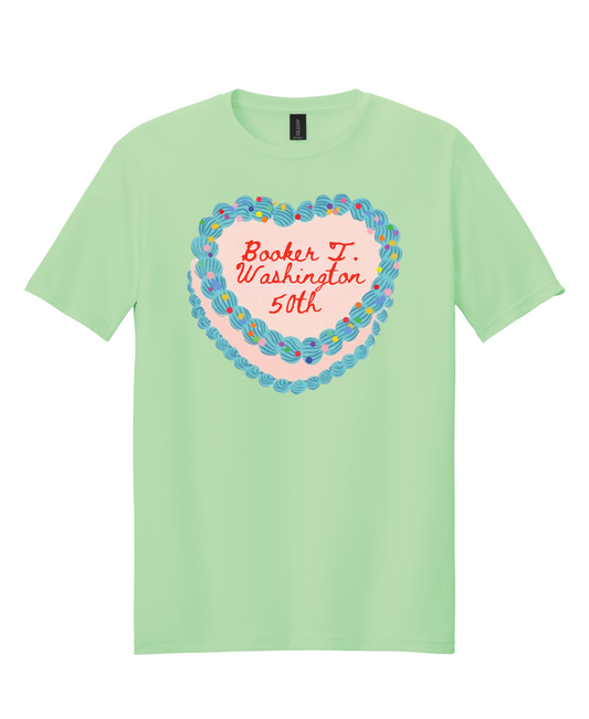 Birthday Cake - Green - T-shirt
