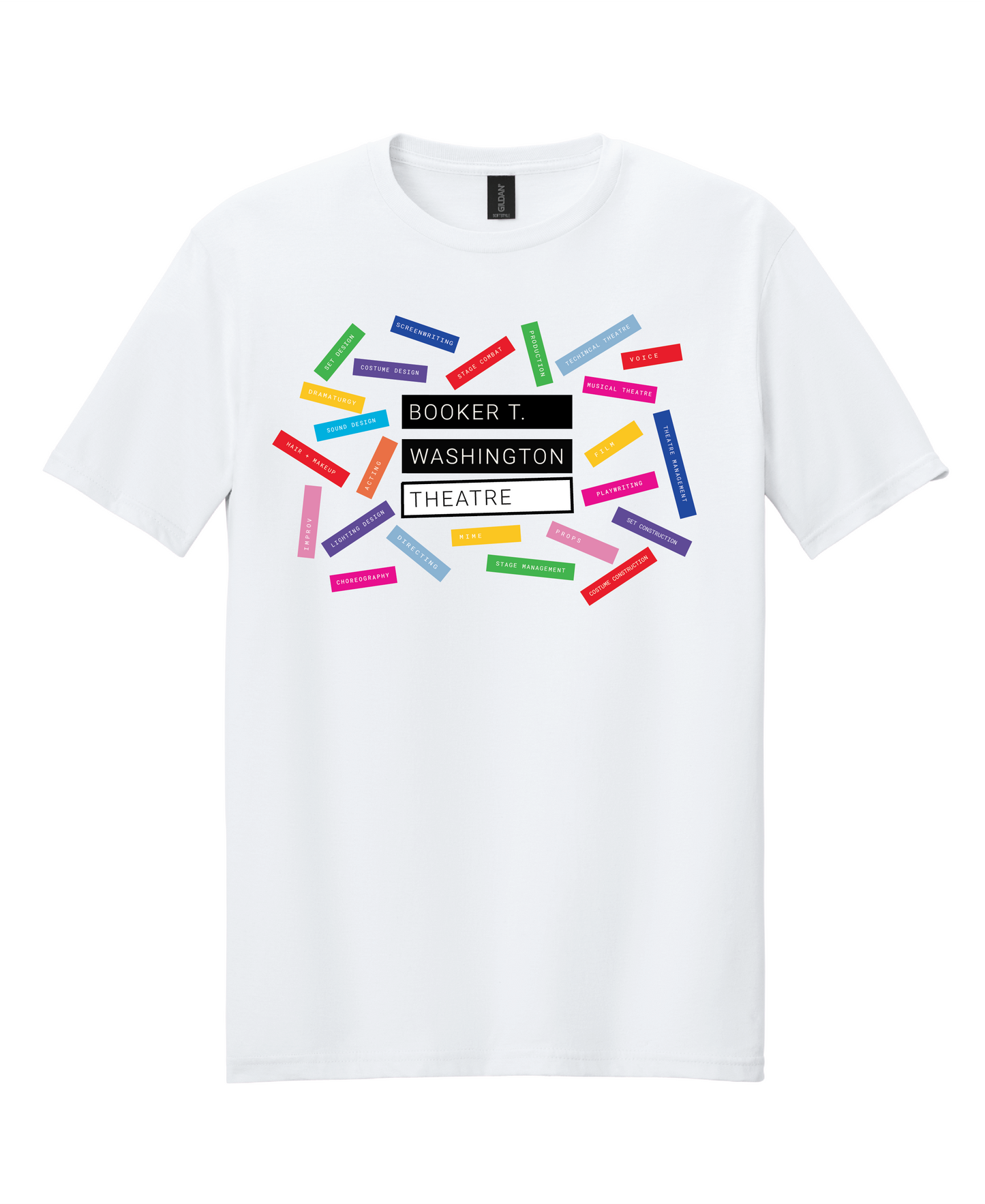 Theatre Confetti  - White - T-shirt