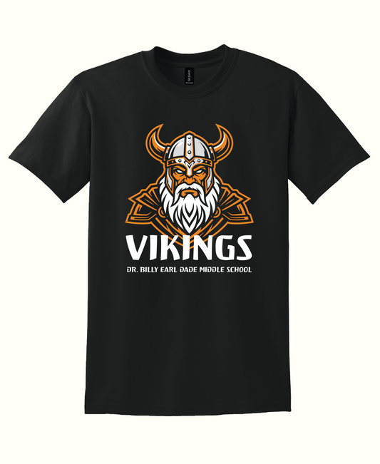 Dade - Vikings - T-shirt - Black
