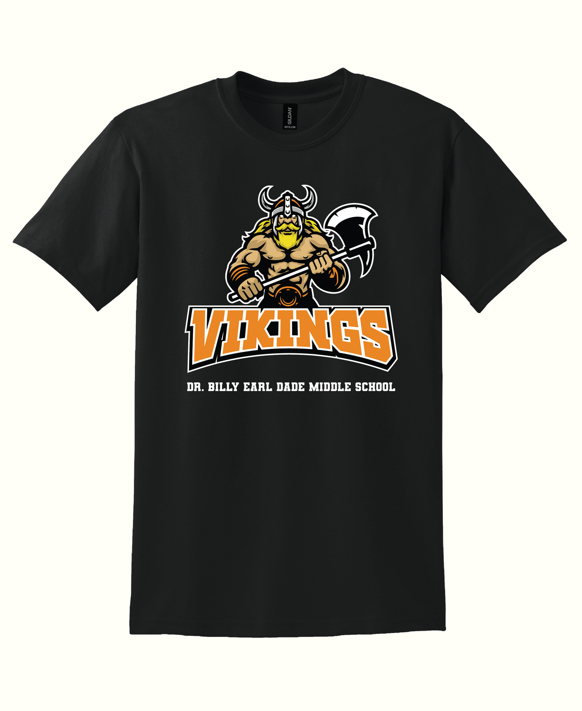 The Vikings - T-shirt - Black