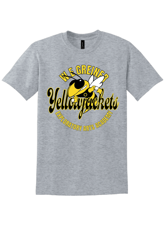 WE Greiner Yellowjackets Grey T-Shirt