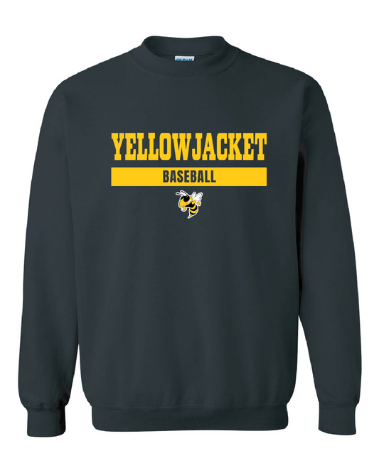 Yellowjackets Baseball Black Sweatshirt
