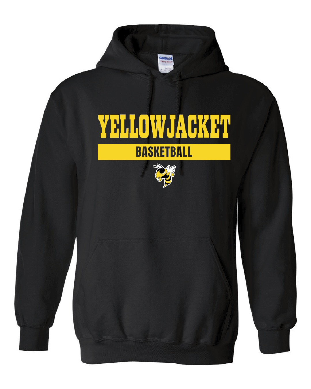 Yellowjackets Basketball Black Hoodie