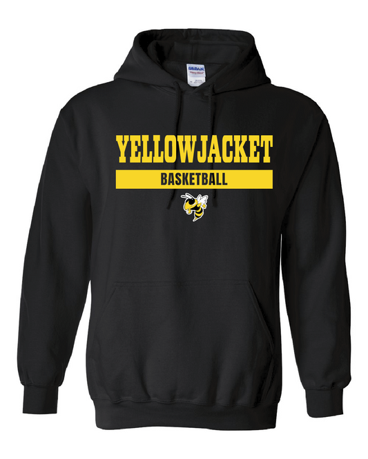 Yellowjackets Basketball Black Hoodie