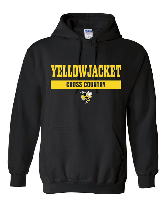 Yellowjackets Cross Country Black Hoodie