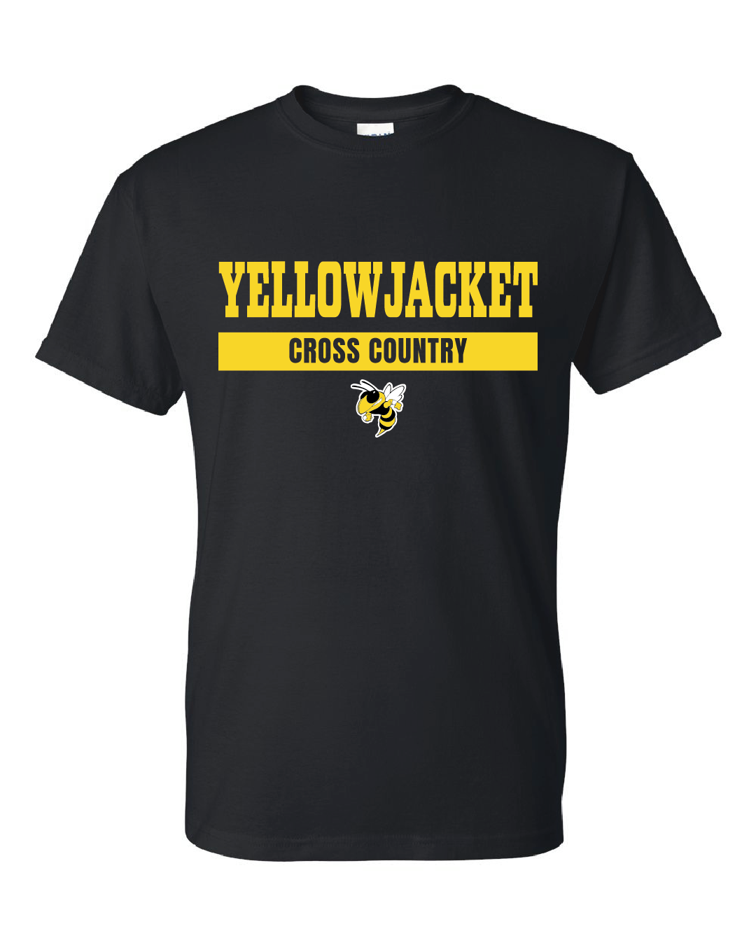 Yellowjackets Cross Country  - T-Shirt Black