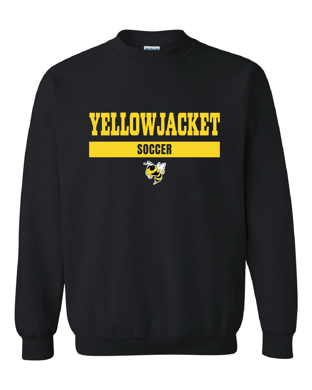 Yellowjackets Soccer Black Sweatshirt