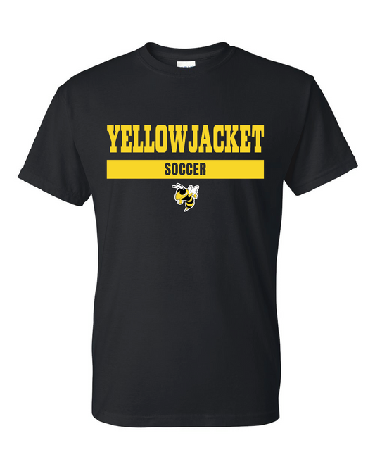 Yellowjackets Soccer  - T-Shirt Black